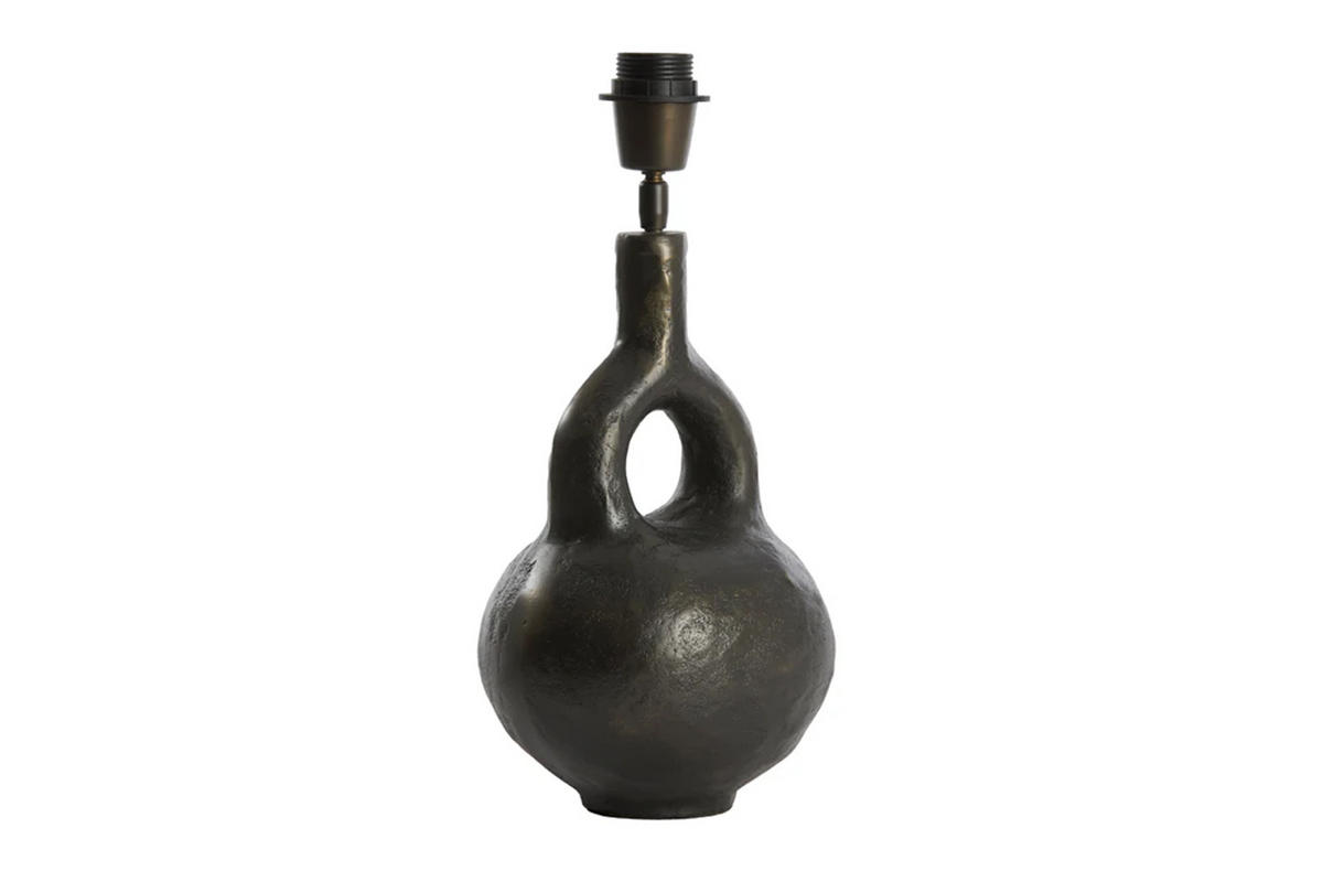 TISCHLEUCHTE IMOLA 19x17x30 cm, Metall, Anthrazit - Anthrazit, Metall (19/17/30cm) - Light & Living
