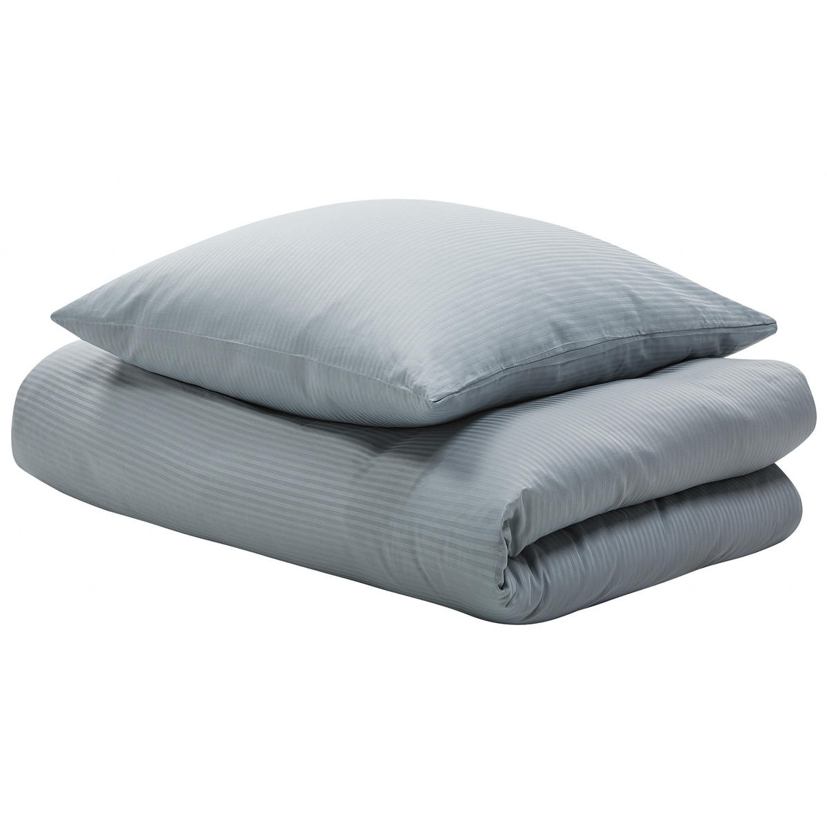 BETTWÄSCHE SET Avondale 240x220 cm - Grau, Textil (240/220cm) - Beliani