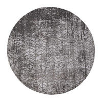 TEPPICH Harlem Contrast Mad Men 240/240 cm - Schwarz, Textil (240/240cm) - Louis De Poortere