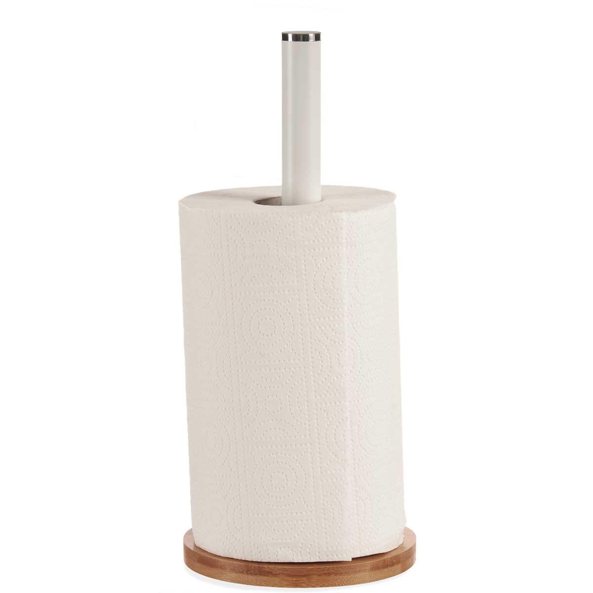 KÜCHENROLLENHALTER Weiß - Weiß, Metall (4.5/30/15.5cm) - Kinvara