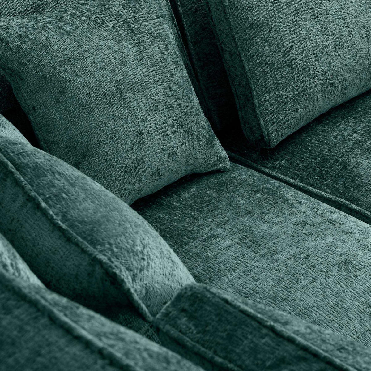 ECKSOFA LINKS IMPERA Modern 4/5 Sitzer, Marineblau - Blau, Textil (314/224cm) - KONSIMO®