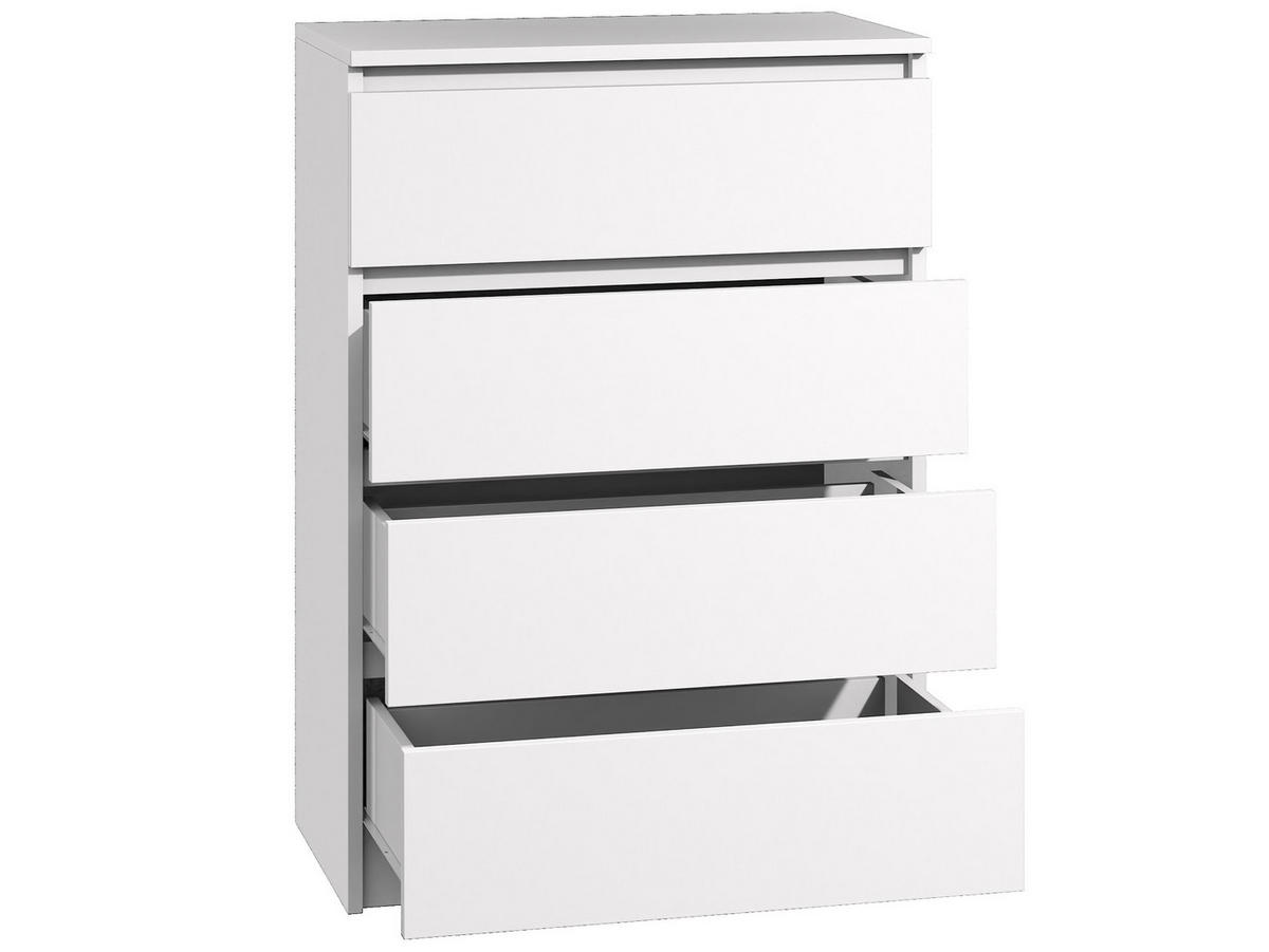 KOMMODE bella4 weiß - Weiß, Holzwerkstoff (60/98/35cm) - roe furniture