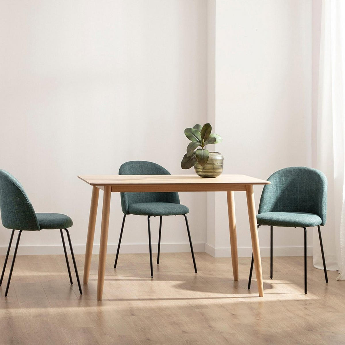 ESSTISCH Ada Natürlich 120 cm x 75 cm - Naturfarben, Holzwerkstoff (75/120/75cm) - Klast Home