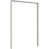 PASSEPARTOUTRAHMEN zu Kleiderschrank Emden in Weiß - Weiß, Holzwerkstoff (183/200/12cm)