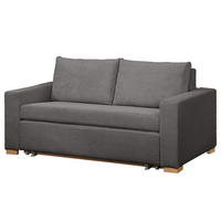 SCHLAFSOFA - Buchefarben/Grau, Holz/Buchenholz (193/90/90cm) - home24