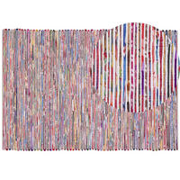 TEPPICH geflochten Bartin 230/160 cm - Multicolor, Kunststoff (160/230cm) - Beliani