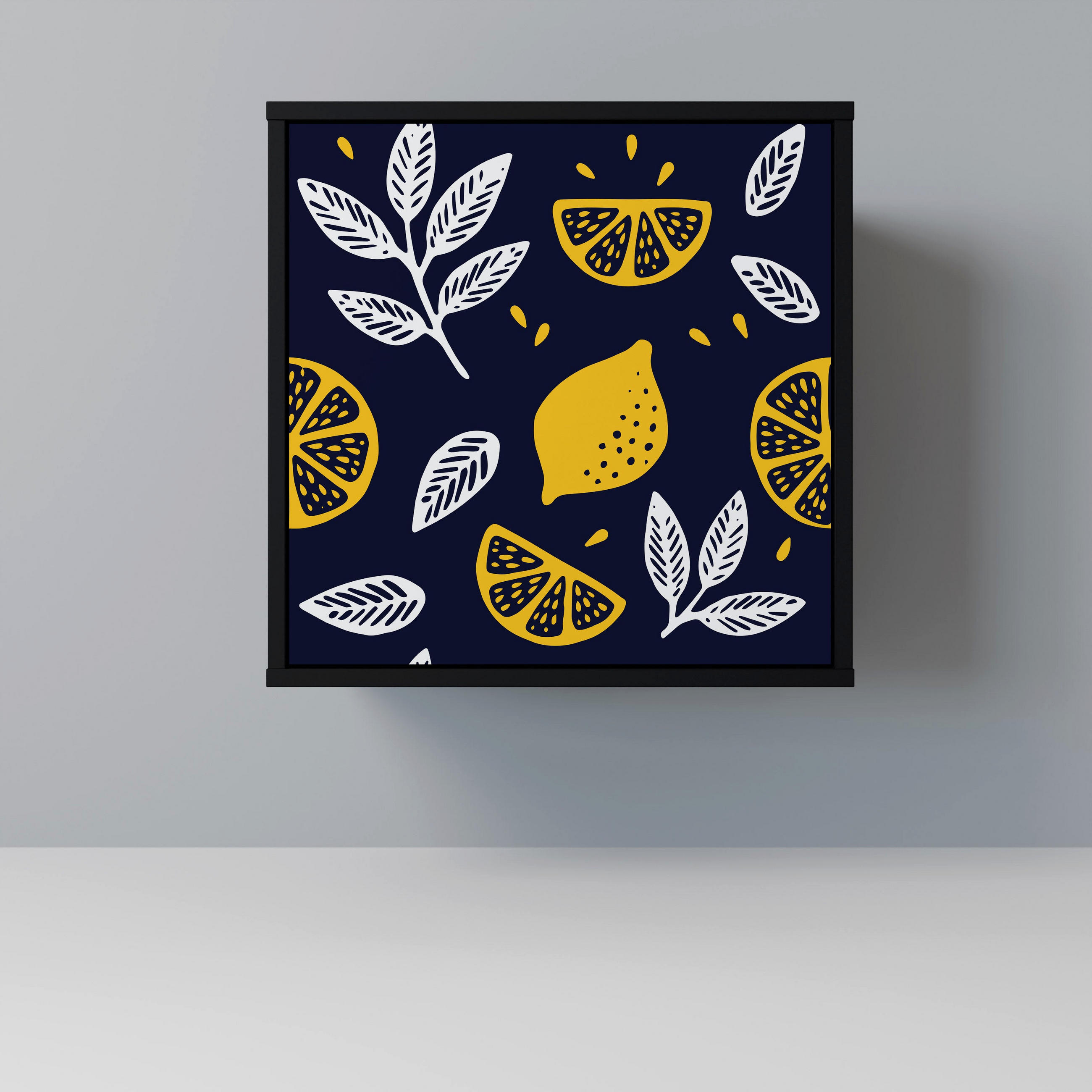 SpaceRebels Sideboard Schwarz 57.5x57.5x42 cm
