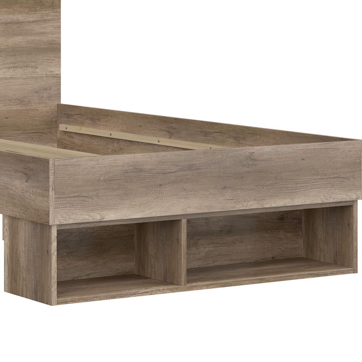 BETT 120/200 Abel Holz - Braun, Holzwerkstoff (120/200cm) - Petits-meubles