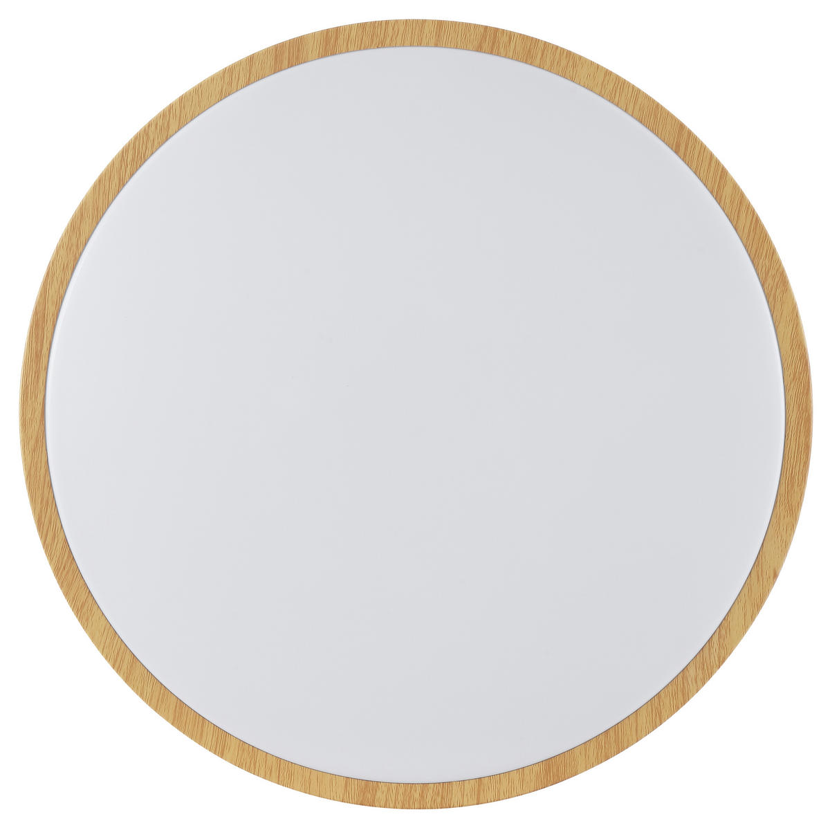 LED DECKENLEUCHTE Teranon Holz hell/Weiß 33/33/7 cm - Multicolor, Kunststoff (33/33/7cm) - Brilliant