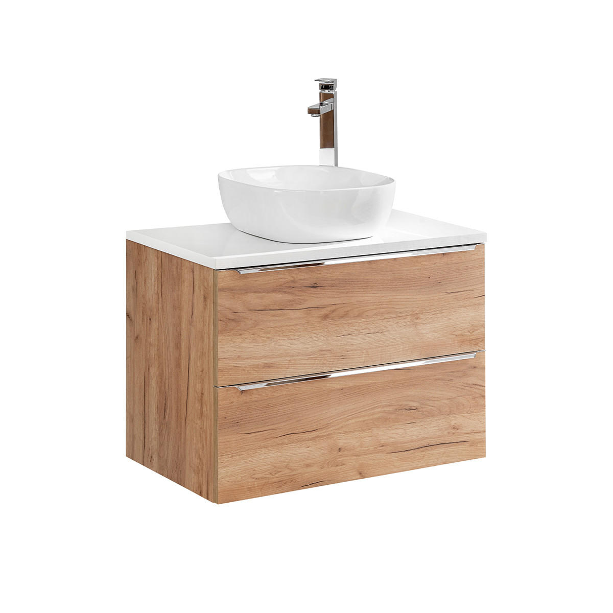 WASCHTISCH 80.4cm April Holz - Braun, Holzwerkstoff (80.4/59/46cm) - Petits-meubles