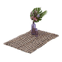 JUTETEPPICH - Beige, Textil (60/90cm) - Relaxdays