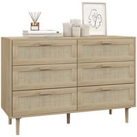 KOMMODE Hellbraun 110/40/75 cm - Naturfarben, Holzwerkstoff (110/75/40cm) - PANGIVO