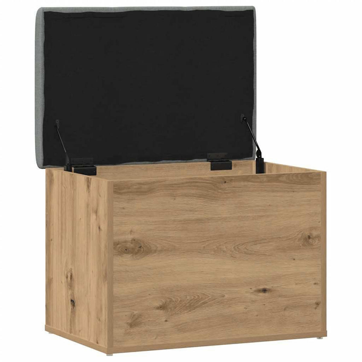 SITZBANK Mit Stauraum Artisan-Eiche 62/42/45 Cm Holzwerkstoff - Braun, Holzwerkstoff (42/45/62cm) - vidaXL
