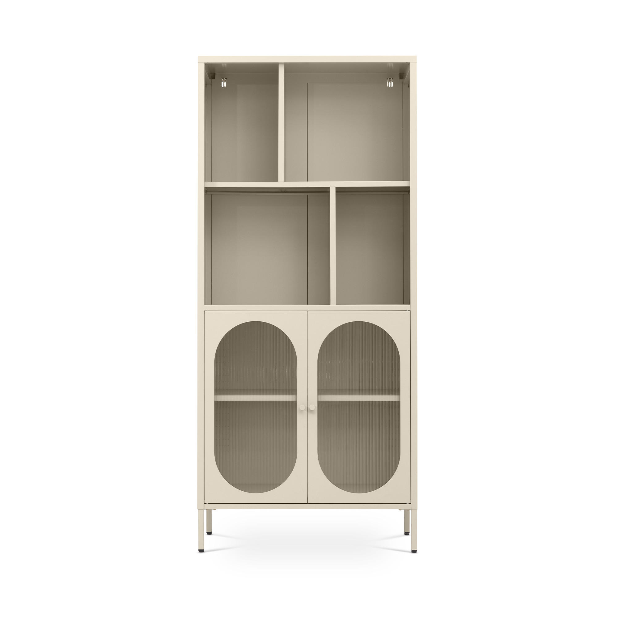 Sicaan Bücherregal Beige 80x180x35 cm