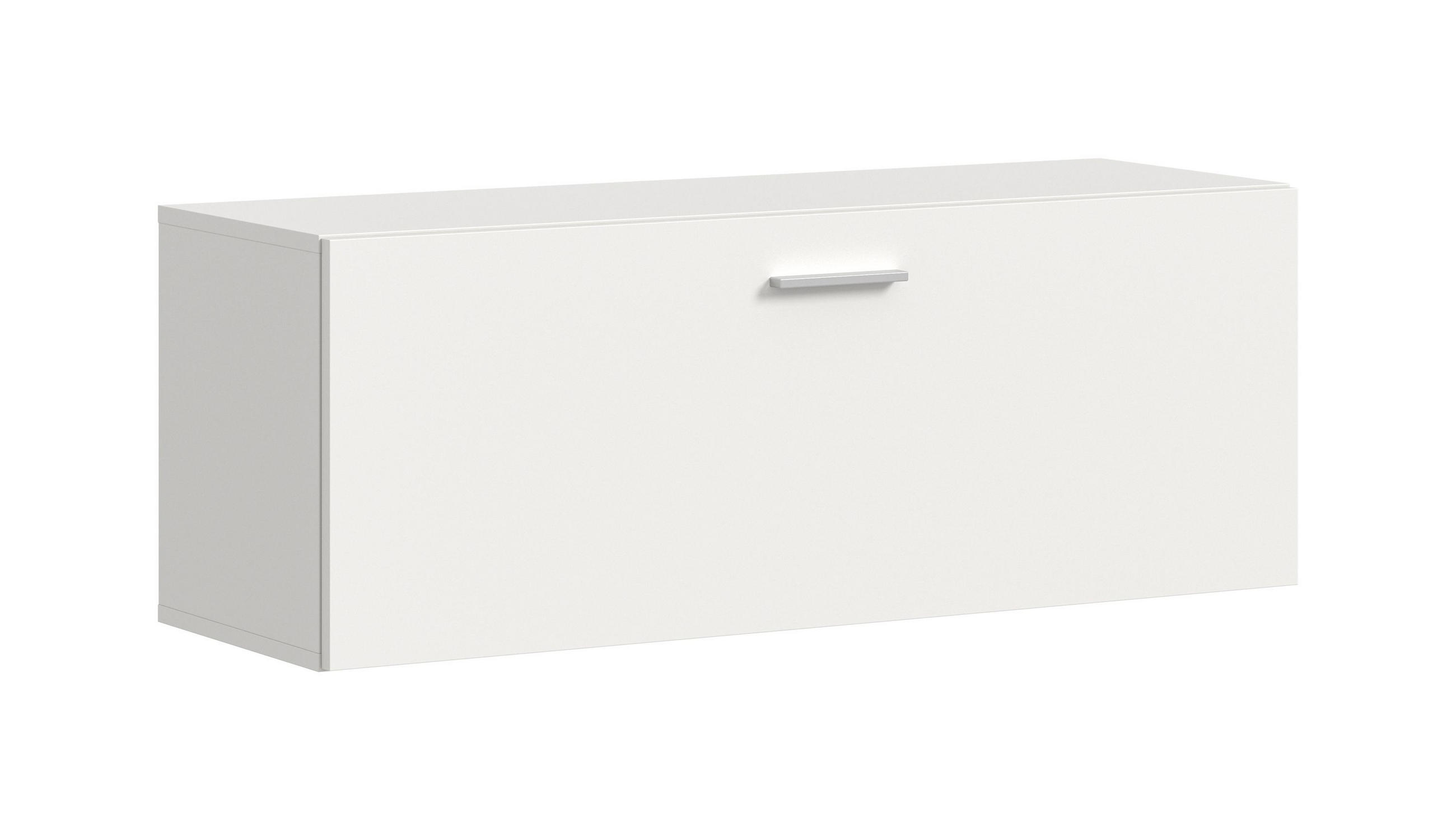 GARDEROBENSCHRANK Vigo (B/H/T: ca. 104/39/36 cm) in weiß/weiß - Weiß, Holzwerkstoff (104/39/36cm)
