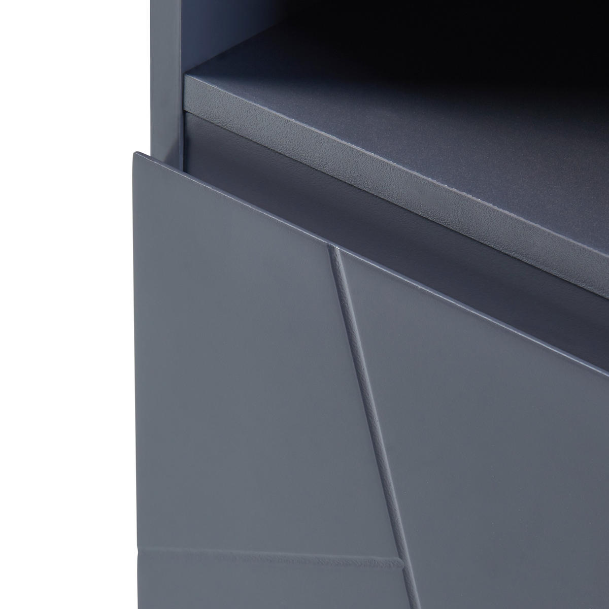 BADEZIMMERSCHRANK Overath - Naturfarben/Grau, Eichenholz/Holzwerkstoff (30/86/30cm) - [en.casa]