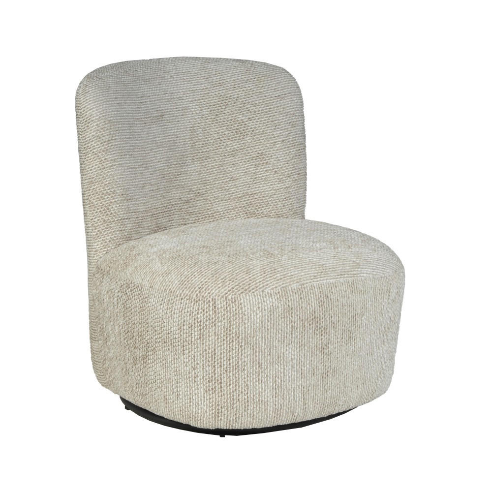 DREHSESSEL Joya für den Wohnbereich, Beige - Beige, Textil (71/73/67cm) - Weber Industries