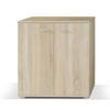 KOMMODE MICHELE 71/75/35 cm mit 2 Türen Sonoma Eiche - Sonoma Eiche, Holzwerkstoff (71/75/35cm) - MASSENO