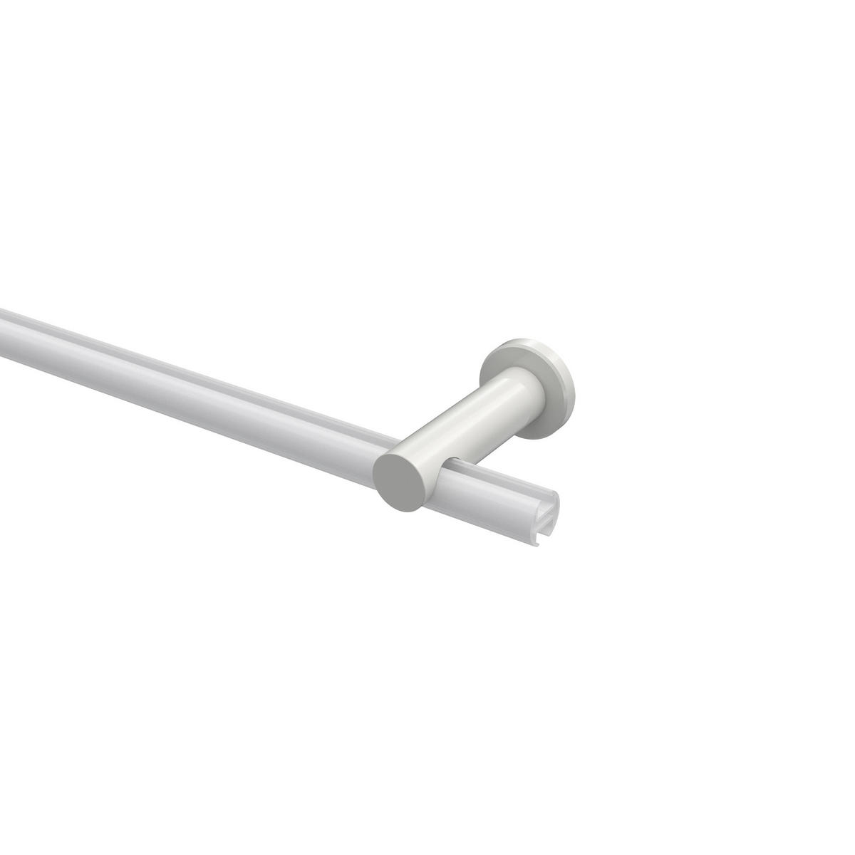 TRÄGER FÜR GARDINENSTANGEN 20 mm Ø, Platon 1-läufig, Weiß - Weiß, Metall (9/4/4cm) - INTERDECO