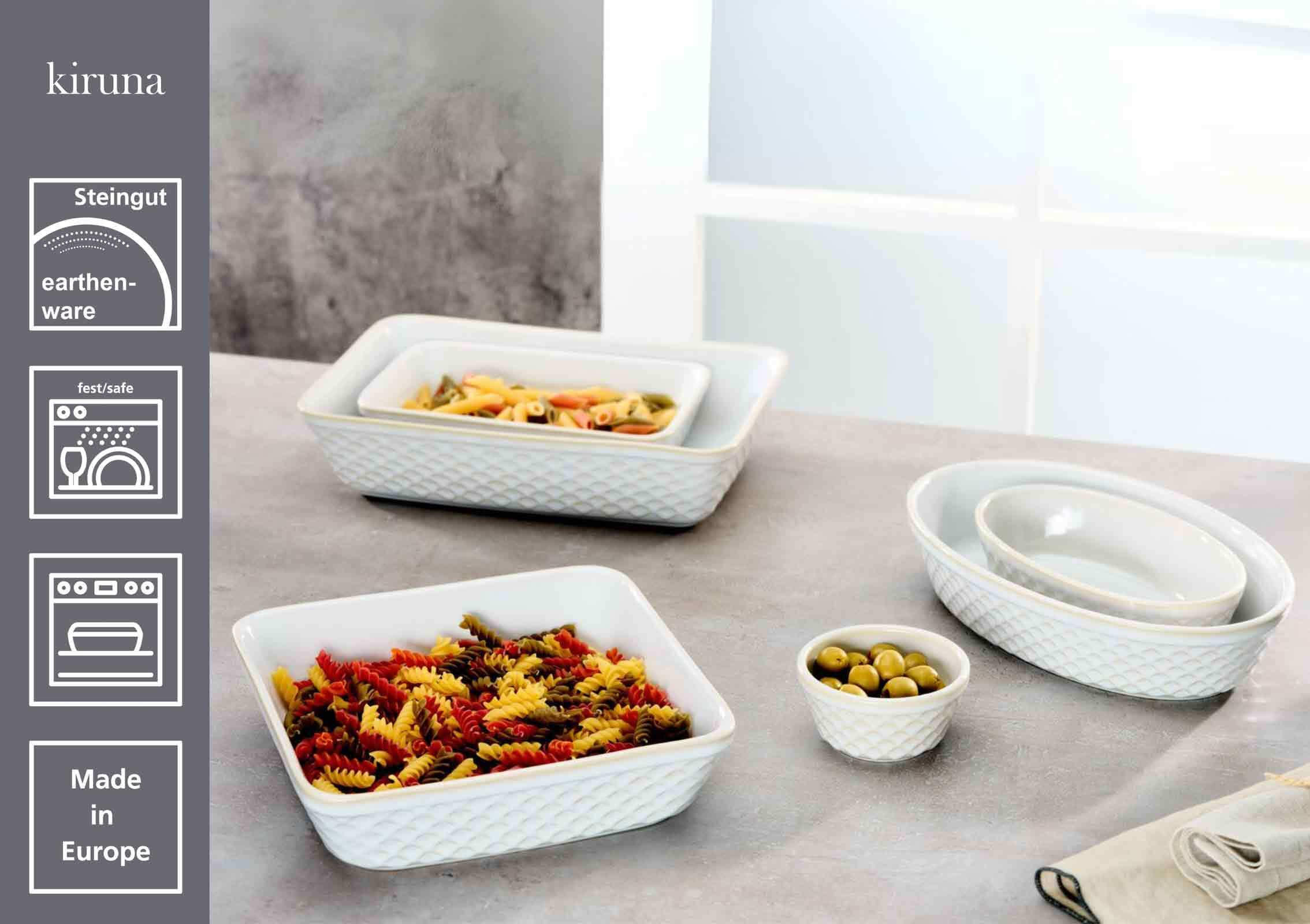 RAMEKINBACKFORMEN Kiruna weiß ø 10 cm 12er Set - Weiß, Keramik (10cm) - Ritzenhoff Breker