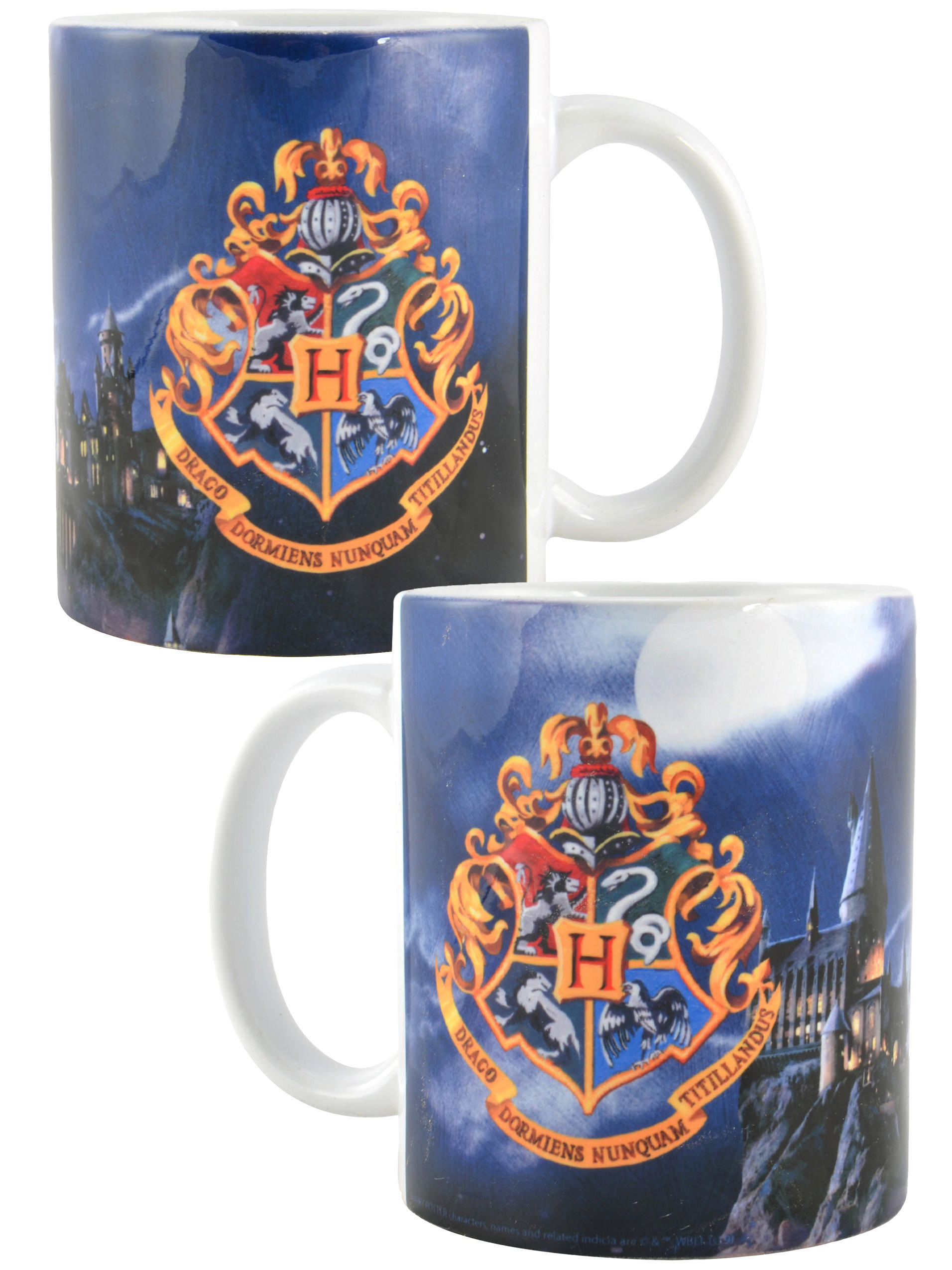 KAFFEEBECHER Harry Potter Hogwarts Logo Wappen Mehrfarbig 320 ml - Multicolor, Keramik (0.32L) - United Labels