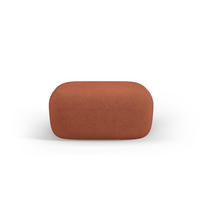 POUF Jenny aus Boucle ziegelstein - Orange, Textil (88/40/90cm) - Micadoni
