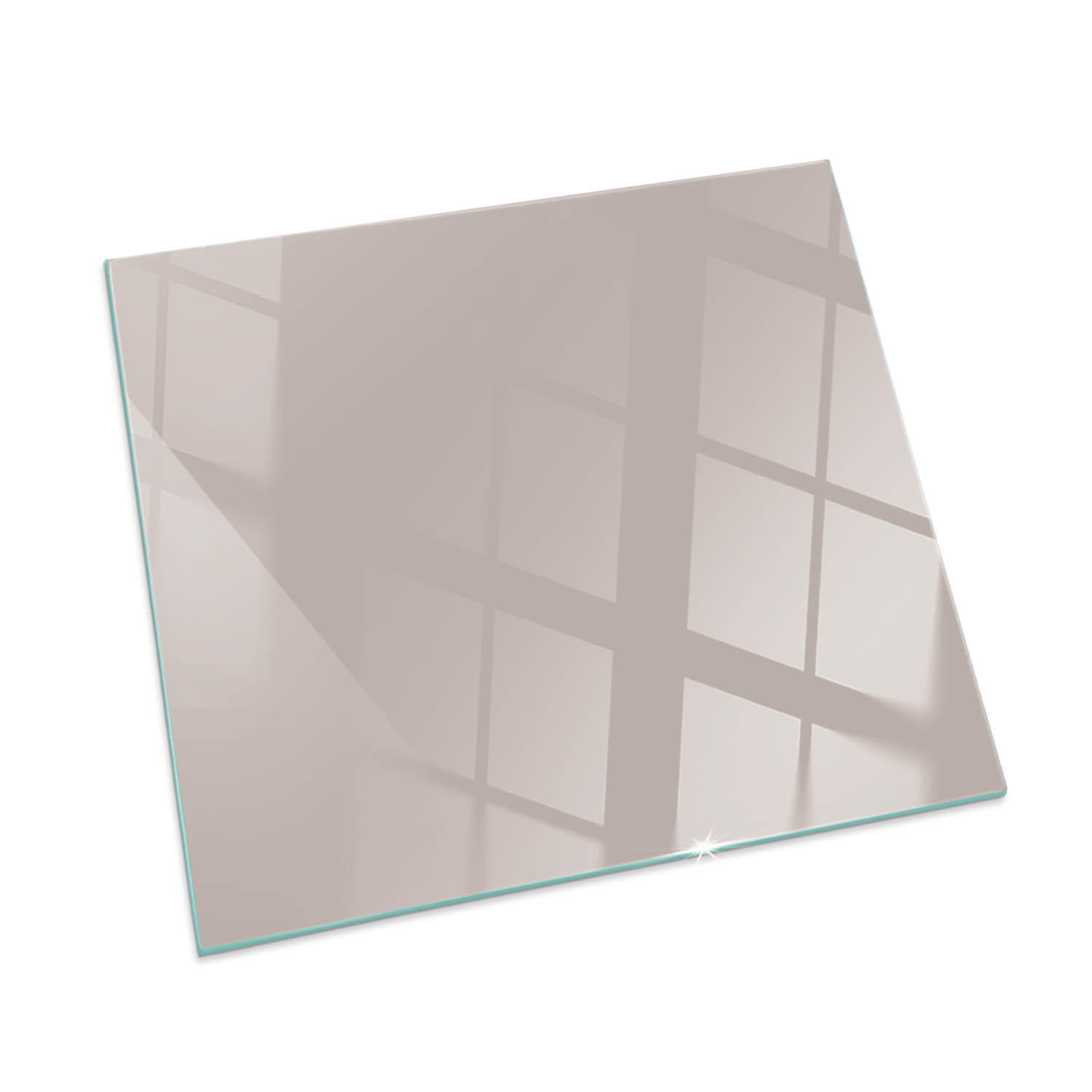 ArtPrintCave Glasplatte Beige 60x60x0.4 cm