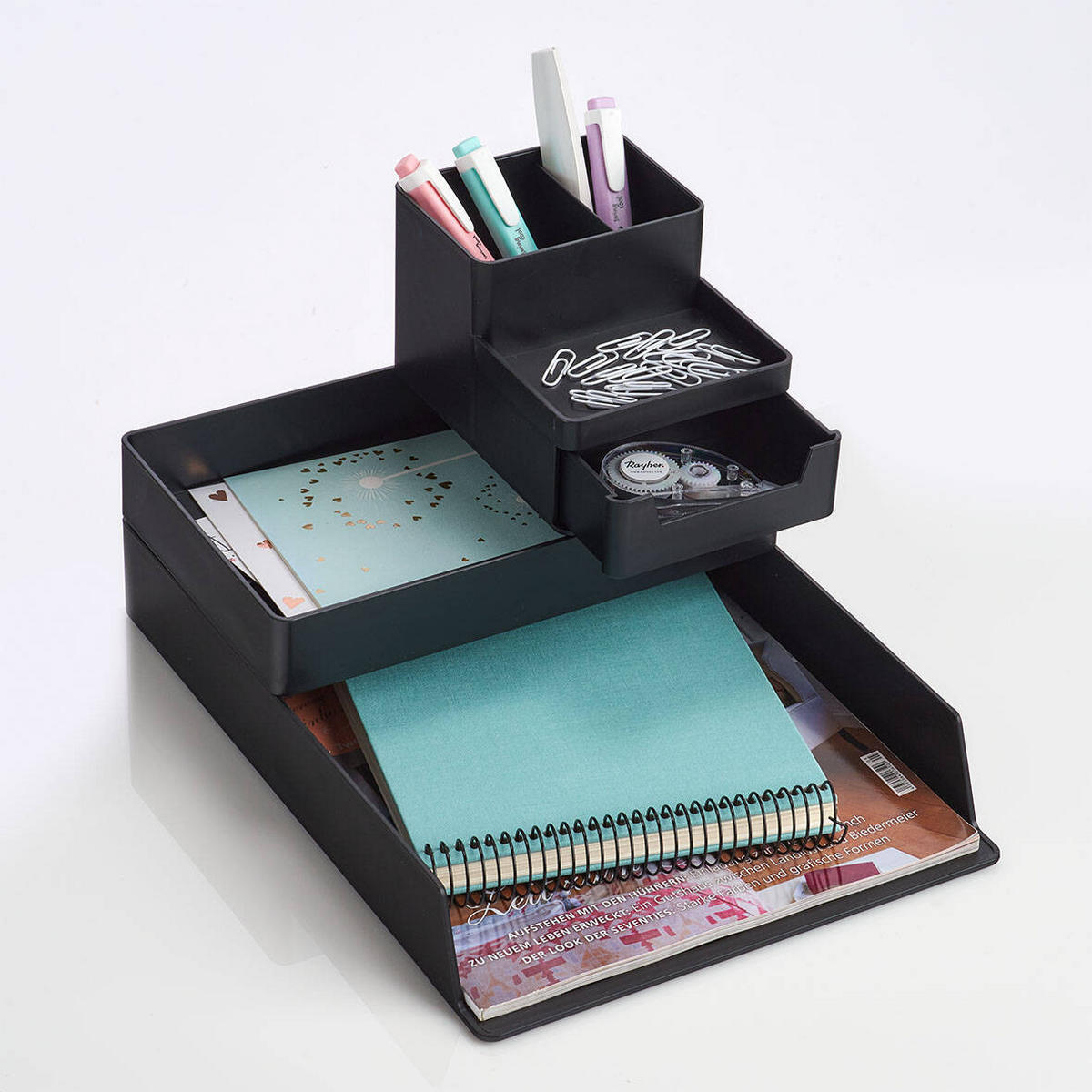 SCHALE 24/15 cm - Schwarz, Kunststoff (24/4cm)