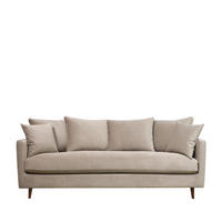 BETTSOFA - Beige - Beige, Textil (213/86/95cm) - Drawer