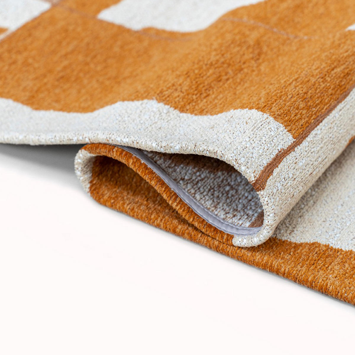 TEPPICH Curry Craft Papercut 80/250 cm - Gelb, Kunststoff/Textil (80/250cm) - Louis De Poortere