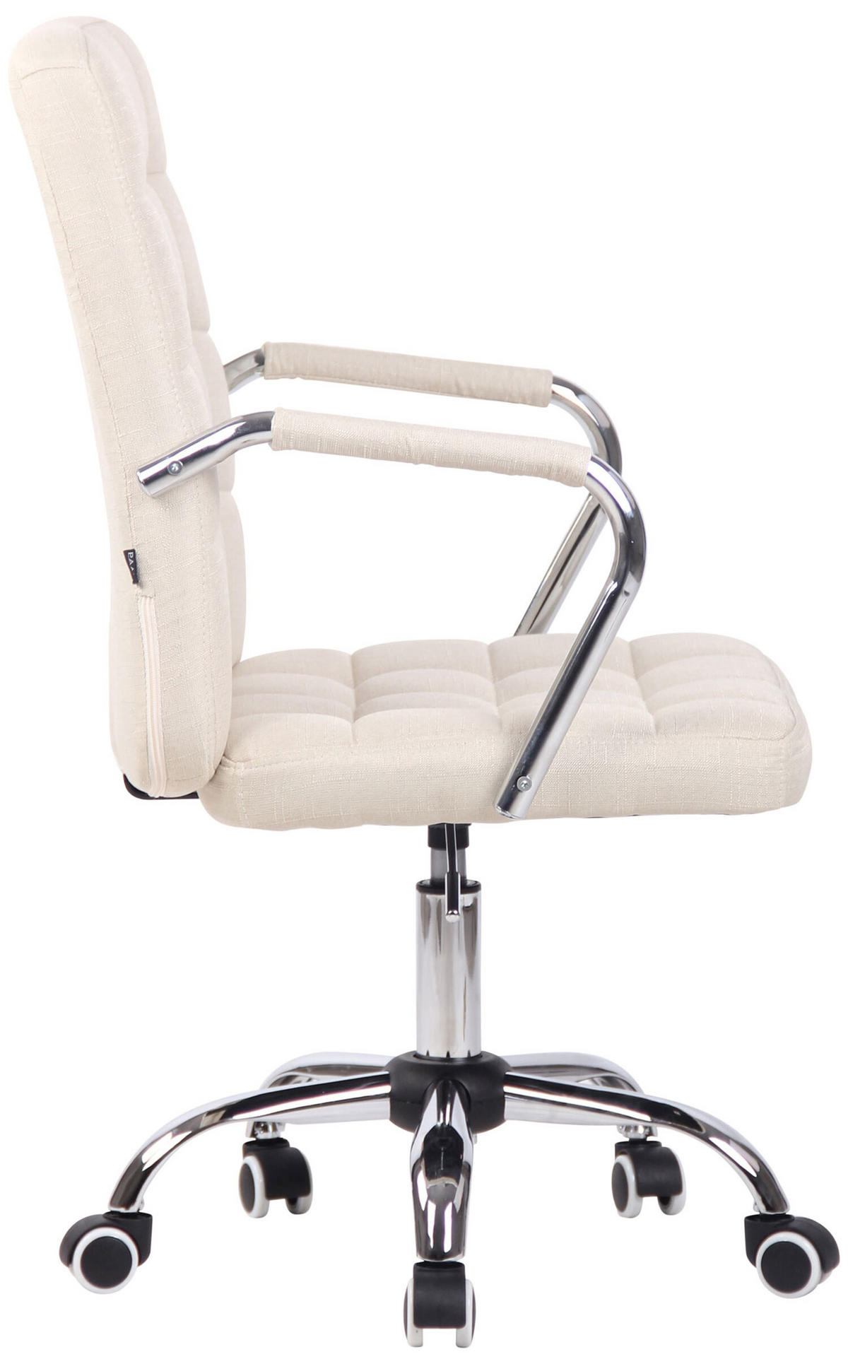 BÜROSTUHL Tenor, Stoff Creme - Creme, Textil/Metall (56/106/60cm) - TPFLiving