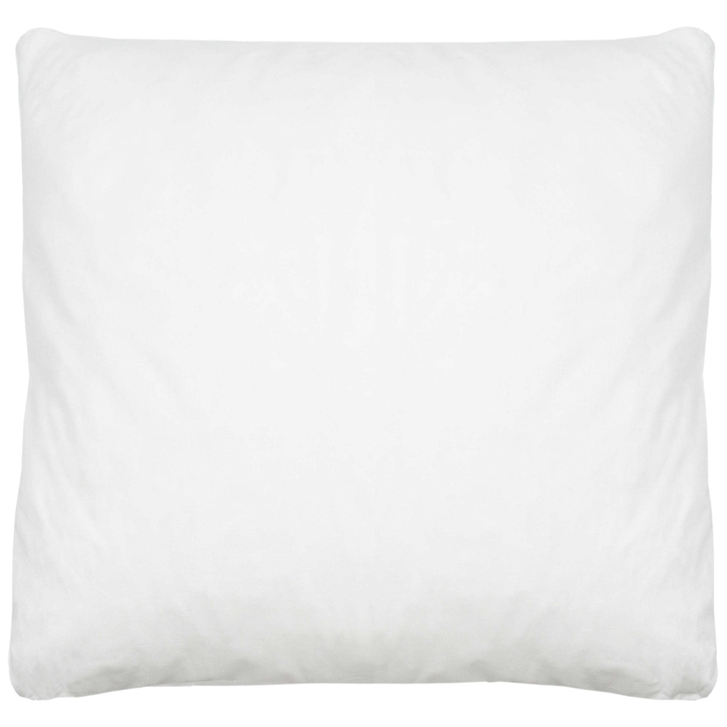 KISSEN, 80x80 cm, 50% Polyester, 50% Baumwolle, Weiß - Weiß, Textil (80/80cm) - Zollner