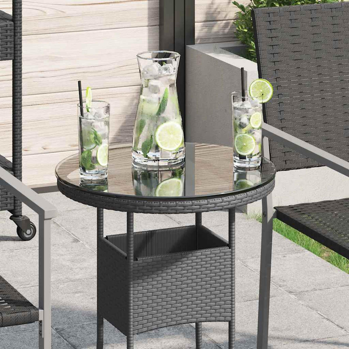 TISCHPLATTE Aus Gehärtetem Glas Rund 400 Mm - Transparent, Glas (40/40/0.8cm) - vidaXL