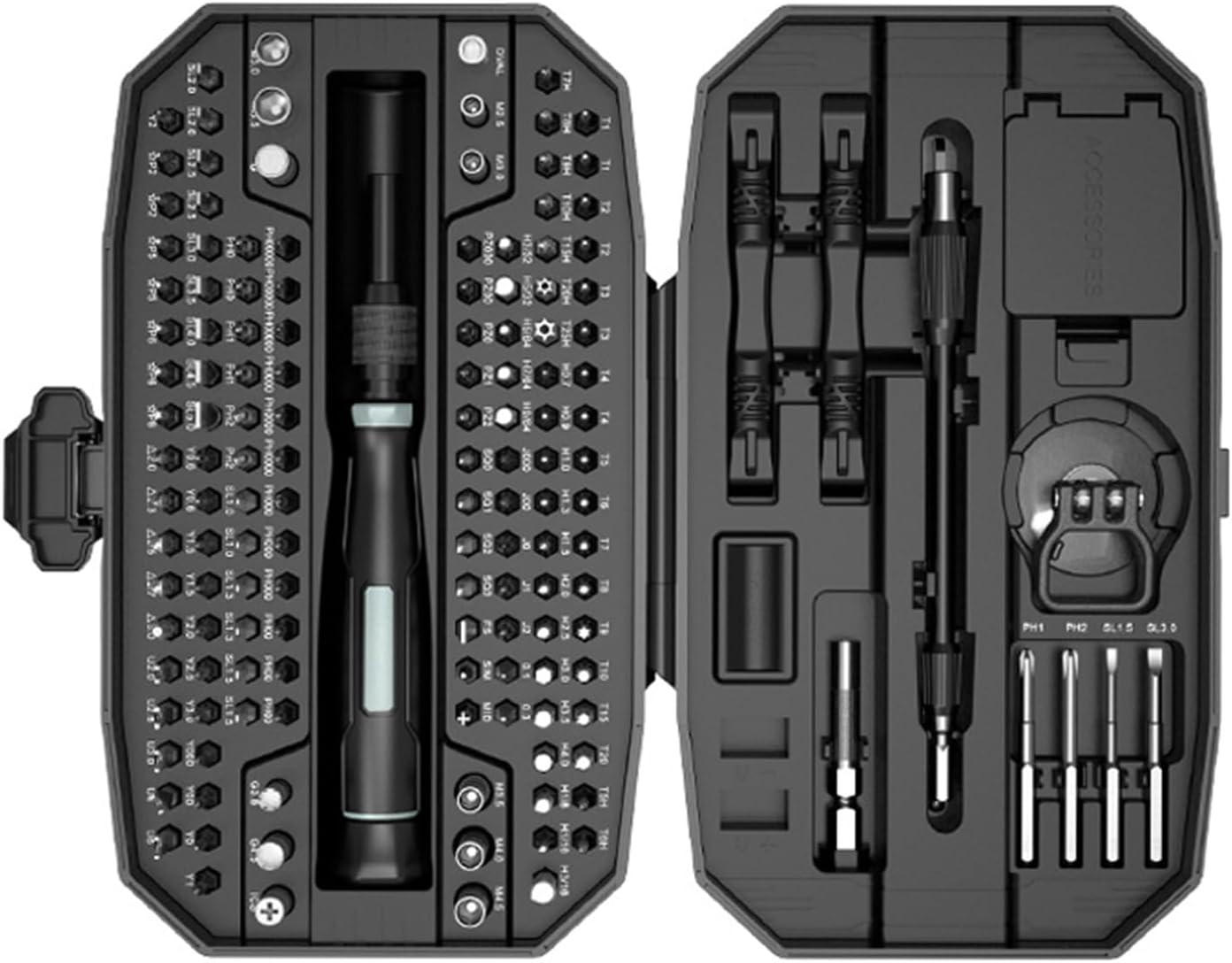 SCHRAUBENDREHER-SET-DIY,152-IN-1 Präzisionsschraubendreher-Set - Schwarz, Metall (19.5/11/5cm) - LIBRATON