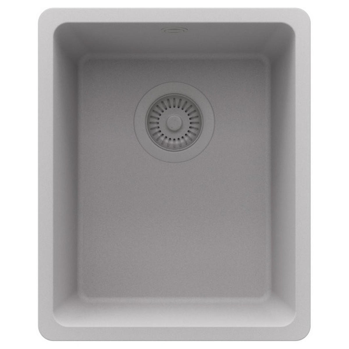 UNTERBAUSPÜLE GRANIT Venedig Easy, 2-er set Grau 36/44 cm 1 Becken + Ablauf-Set ab 40er Unterschrank - Grau, Kunststoff (36/20/44cm) - Primagran