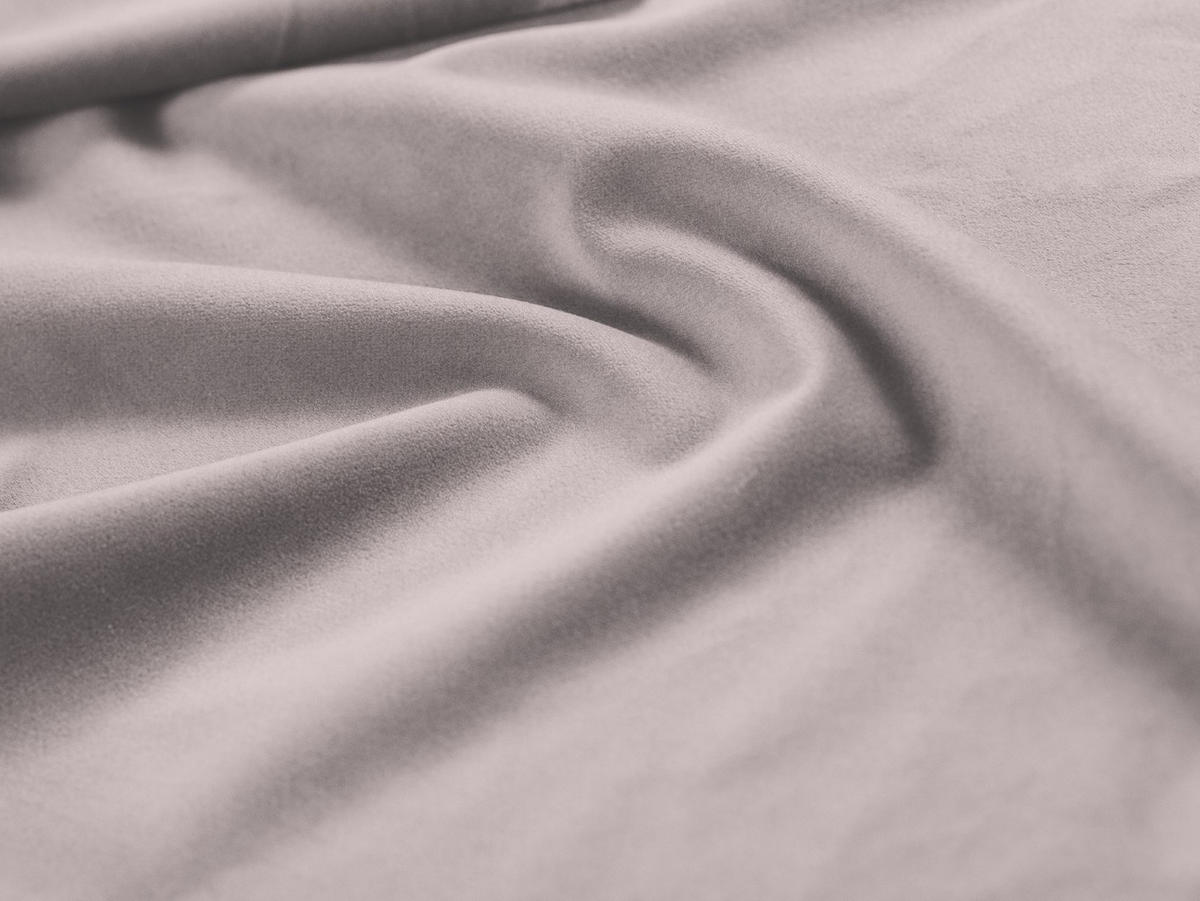 BETT mit Bettkasten und Kopfteil Bellis aus Samt silber 180x200cm - Silberfarben, Textil (180/200cm) - Micadoni