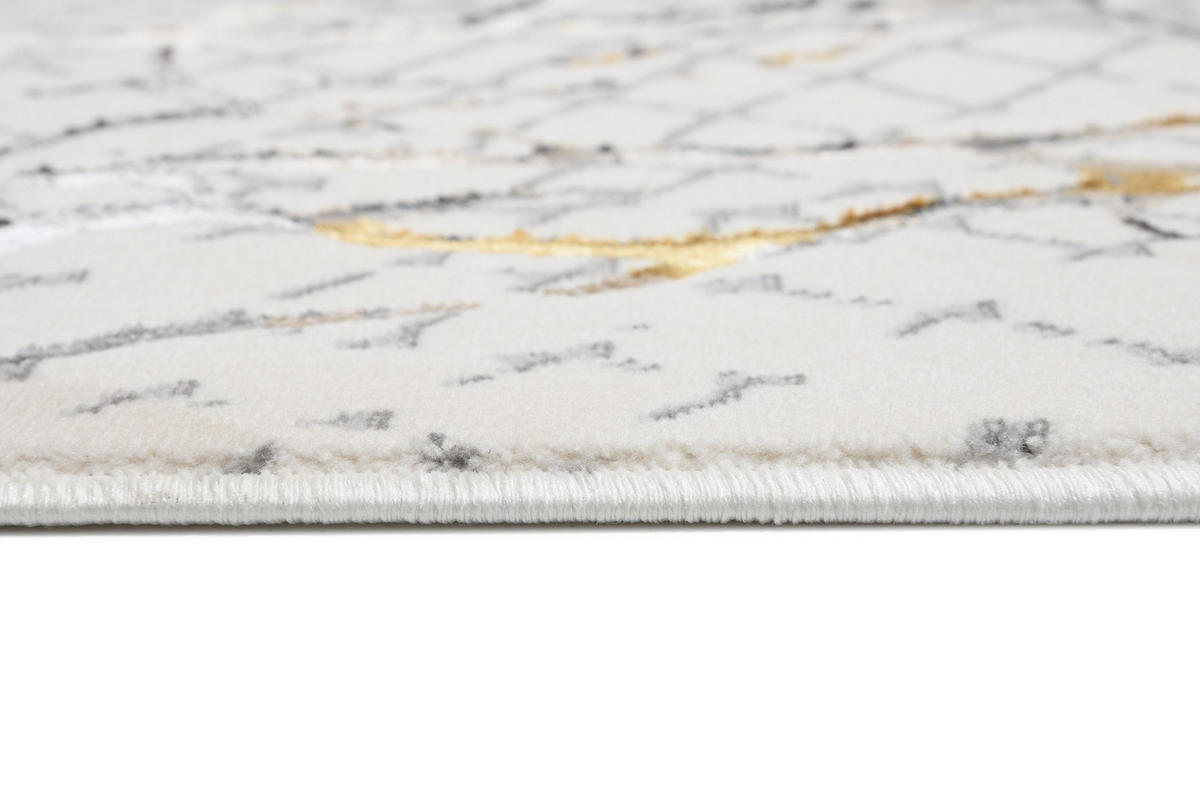 TEPPICH GOLDEN Creme 200/300 cm - Creme, Kunststoff (200/300cm) - Tapiso