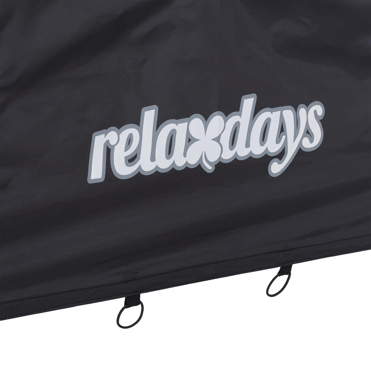 FUSSBALLTOR Schwarz mit Torwand Stahl 153x217x75 cm - Schwarz, Textil/Metall (217/75cm) - Relaxdays