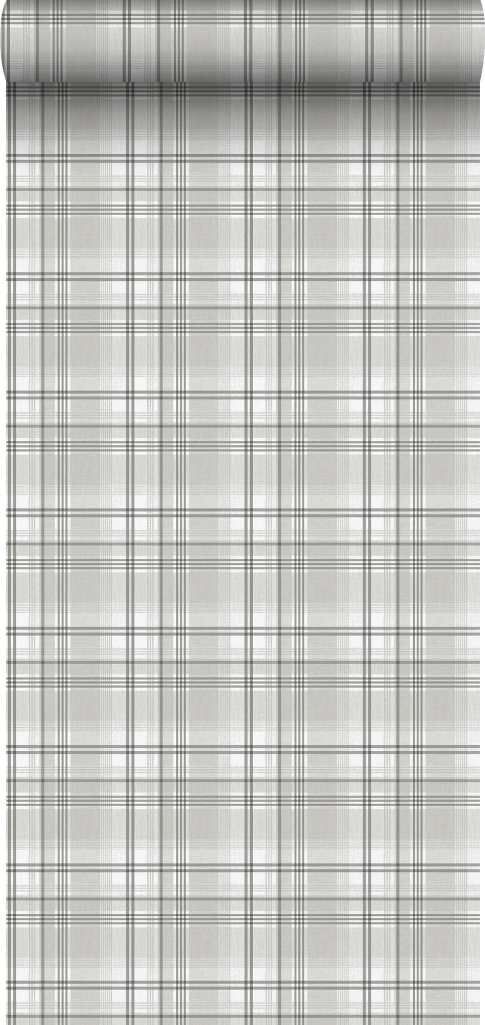 TAPETE Karomuster 53 cm x 10.05 m - Grau, Papier (53/1000cm) - Sanders & Sanders