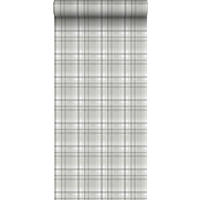 TAPETE Karomuster 53 cm x 10.05 m - Grau, Papier (53/1000cm) - Sanders & Sanders