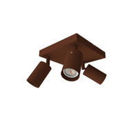 STRAHLER - Dunkelbraun, Metall (30/30/15cm) - Lumicom