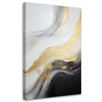 KUNSTDRUCK Gold 60/90 cm - Goldfarben, Textil (60/90cm) - KUNSTLOFT