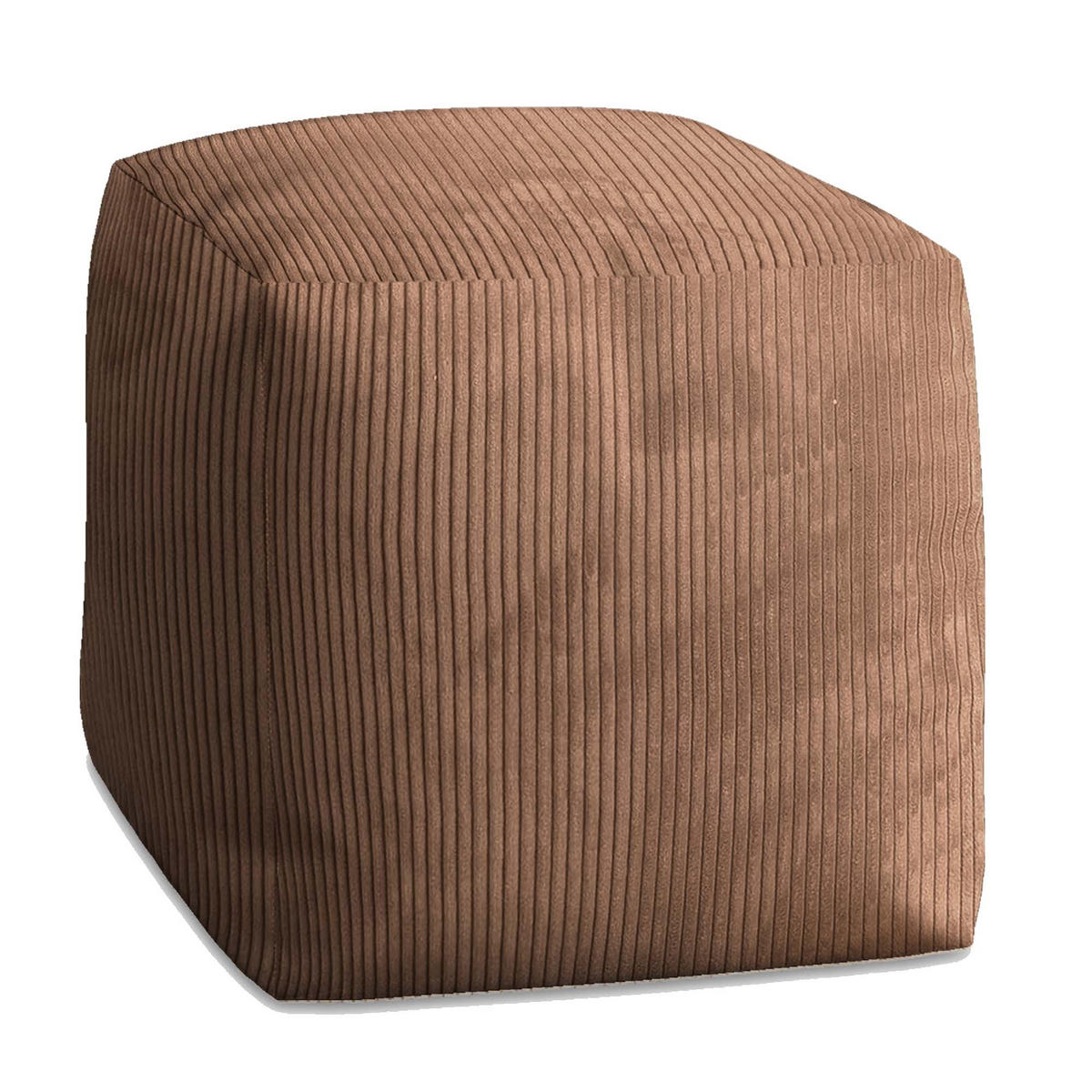 SITZSACK CUBE Brown Bear - Braun, Textil (60/60/60cm) - Dreamroots