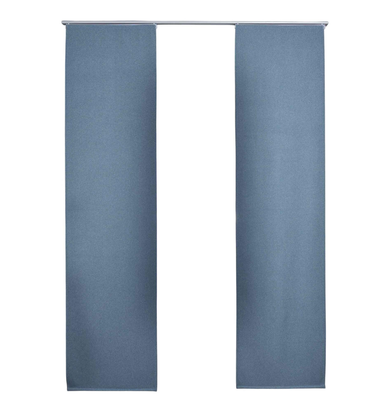 SCHIEBEVORHANG 2ER SET »München Dark« HxB 245x60 cm Blau - Blau, Textil (60/245cm) - Gardinenbox
