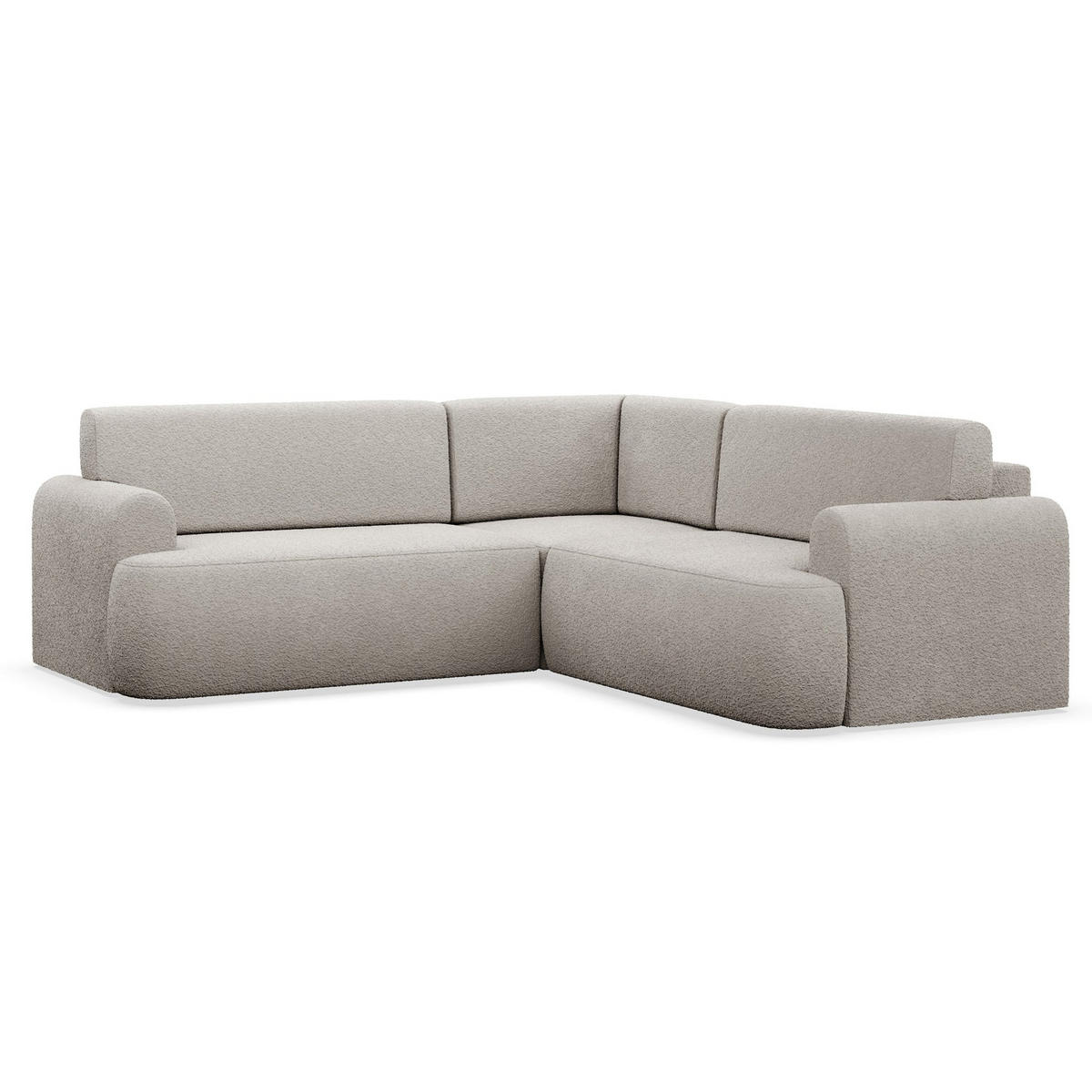 ROHOVÁ POHOVKA Kaveo Béžová látka univerzální s rohovým dílem s úložným prostorem - černá/béžová, textil/plast (245/245cm) - Selsey