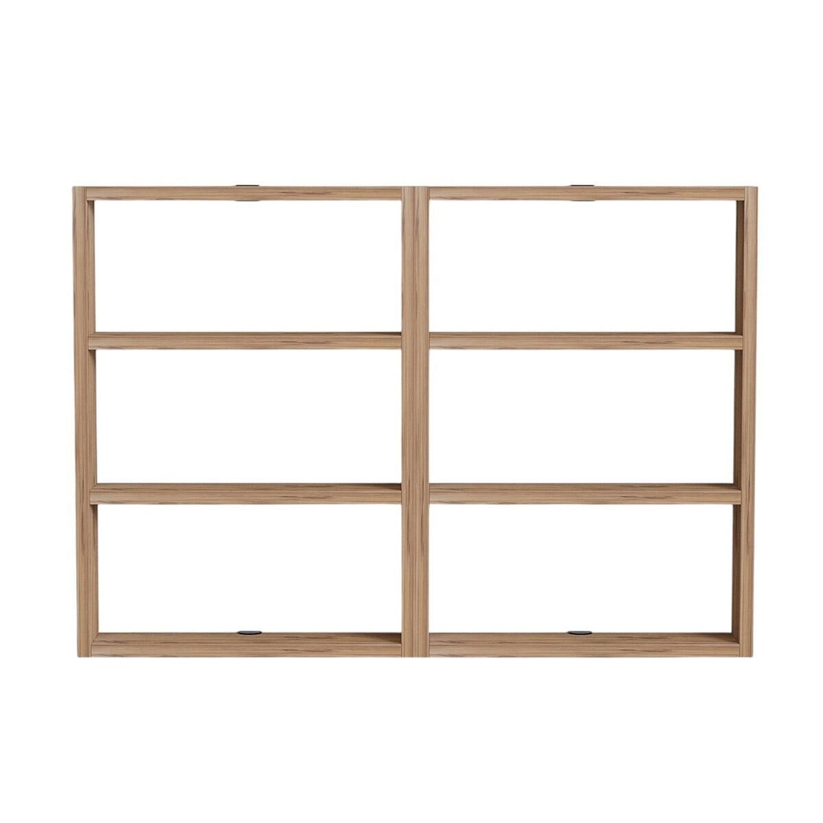 WANDREGAL mit 6 Ablagen - joy 84,6/9/60 cm - Beige, Holzwerkstoff (9/60/84.6cm) - Calicosy