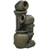 SPRINGBRUNNEN DE-10149 3-stufig, verstellbare Pumpe Grau - Grau, Kunststoff (36.5/32/73cm) - ComfortXL