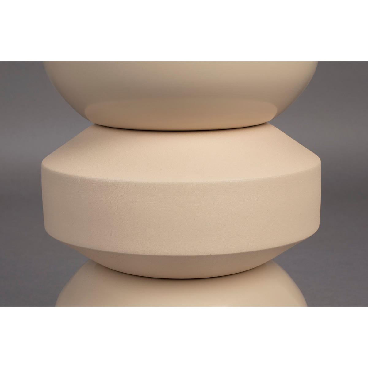 BEISTELLTISCH Apollo Beige - Beige, Metall (29/29/48cm) - Dutchbone
