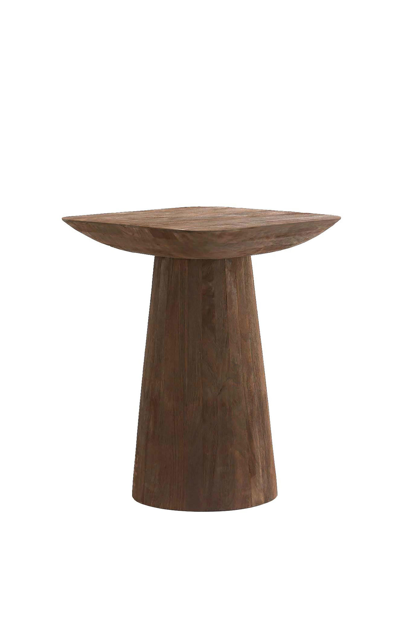 BEISTELLTISCH Dego Braun Ø45/59 cm - Dunkelbraun, Holz (45/45/59cm) - Light & Living