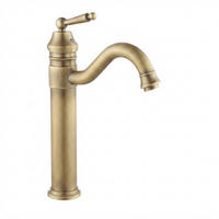 BADEZIMMERARMATUR, 320 mm hoch, gold - Goldfarben, Metall (41/7.5/22cm) - Vallsero